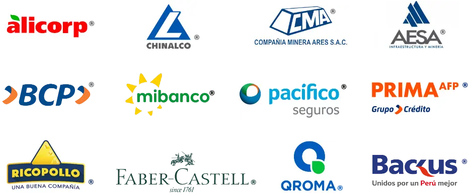 Logos de empresas que trabajan con nosotros.