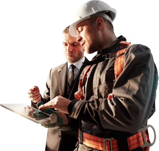 Ingeniero con casco