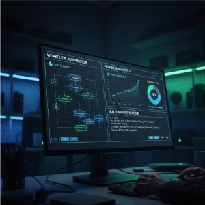 pantalla con bots automatizados en ejecución